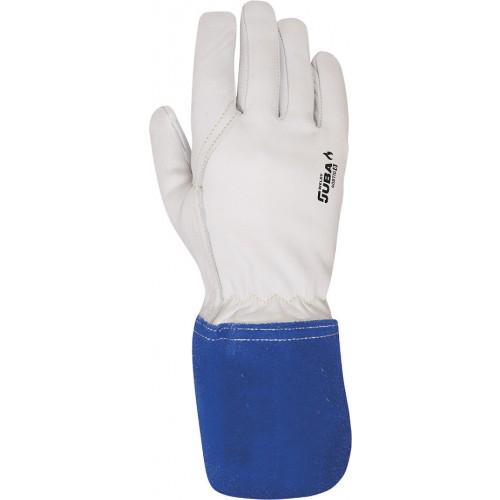 GANTS POUR SOUDEUR 408TIG WELDY - CUIR PLEINE FLEUR DE CHÈVRE - T8 JUBA