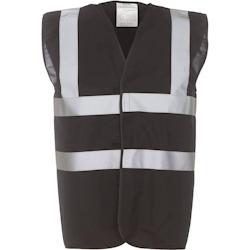 Gilet haute visibilité YOKO noir T.3XL Yoko - XXXL noir polyester 6933883202671_0