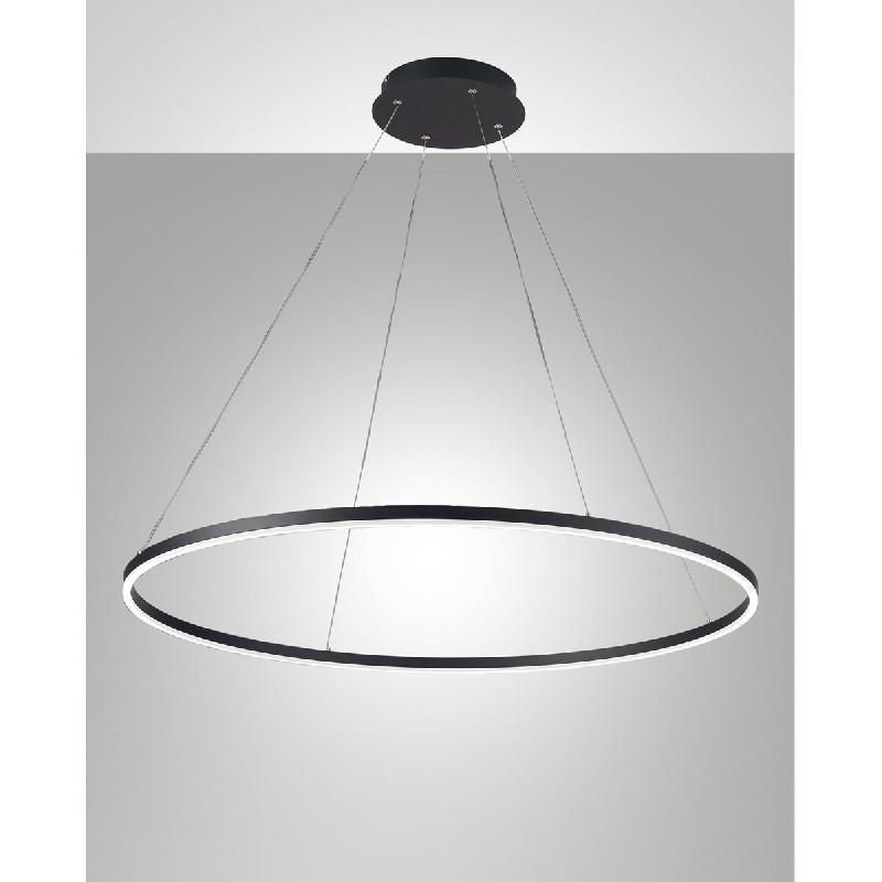 Giotto Lustre Suspendu Led 60W Noir 3508-42-101 Fabas Luce - noir 8019282533221_0