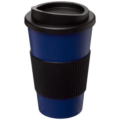 Gobelet isolant Americano® 350 ml - bandeau antidérapant - couvercle à visser - plastique PP et silicone_0