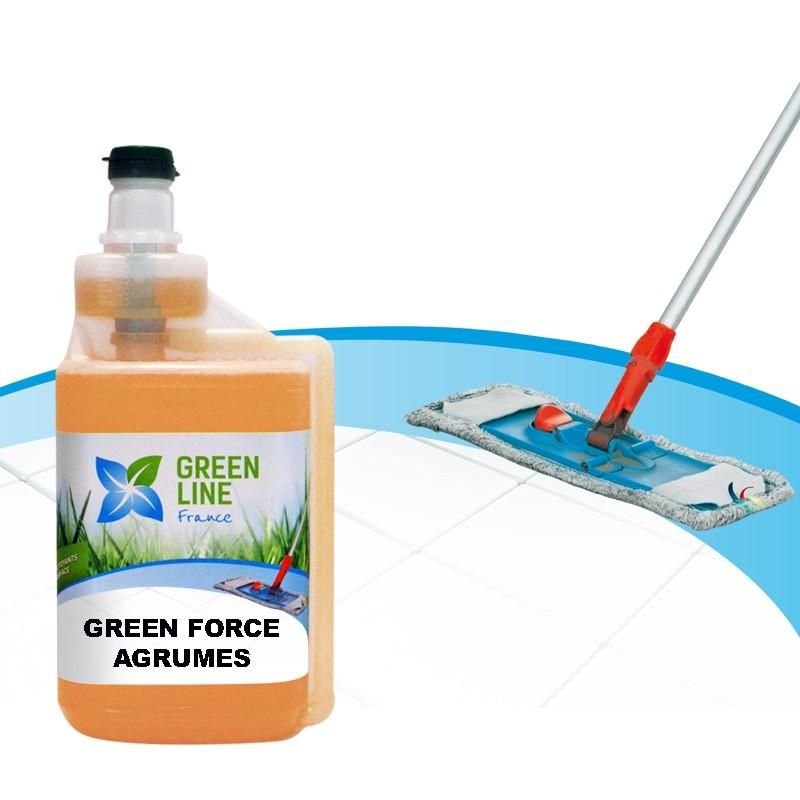 Green Force Agrumes - Nettoyant, désinfectant, désodorisant enzymatique - Référence NET-GREFORAGR/1/5_0