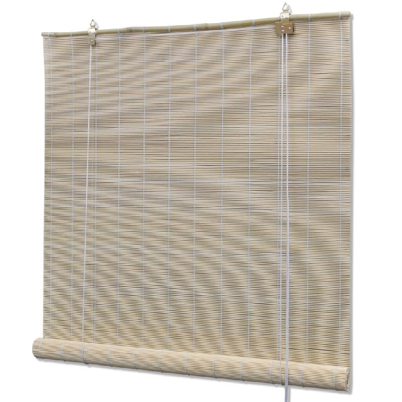 Helloshop26 - Store enrouleur bambou naturel 150 x 220 cm fenêtre rideau pare-vue volet roulant 4102144/2 - Bambou 3000092561530_0