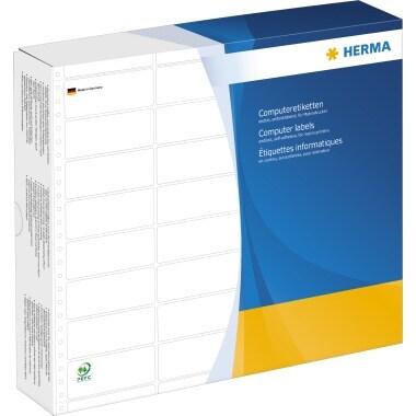 HERMA Etiquettes informatiques en continu,  81,28 x 35,7 mm, blanc - 8242_0