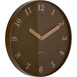 Horloge murale polypropylène Amena marron Karlsson - marron 8714302772290_0