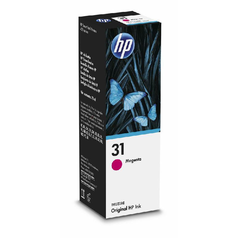 HP 31 BOUTEILLE D'ENCRE AUTHENTIQUE (1VU27AE) - MAGENTA