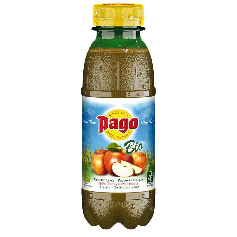 JUS DE POMMES BIO PAGO - 33 CL - LOT DE 12 BOUTEILLES