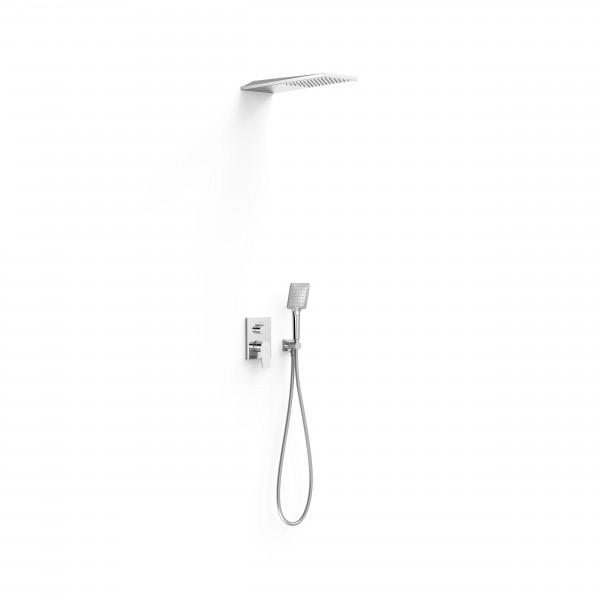 KIT DE DOUCHE ENCASTRÉ RAPID-BOX CHROMÉ - TRES 21128050