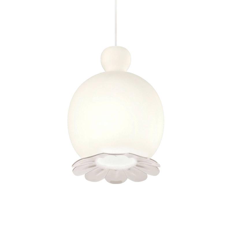KDLN SUSPENSION OPYO, BLANC, Ø 22 CM,  VERRE