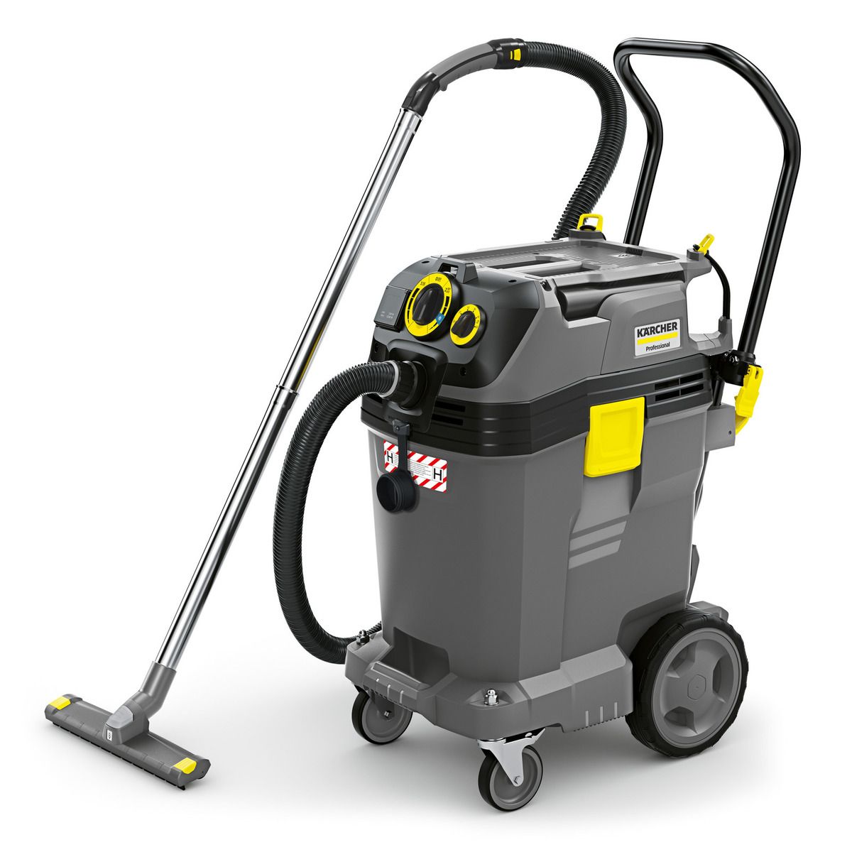 Aspirateur poussière et eau NT 50/1 Tact Te H - Kärcher - cuve 50L, classe H, débit 74 l/s
