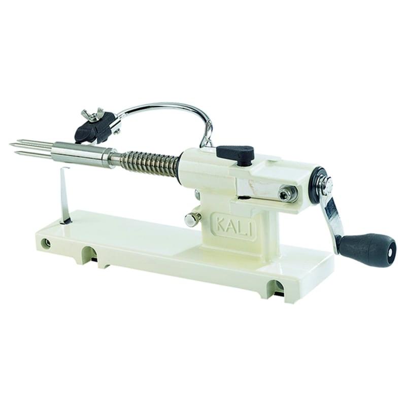 Pèle-pommes Kali Pro – épluche, tranche et évide jusqu'à 40 kg/h – fonte d'aluminium robuste_0