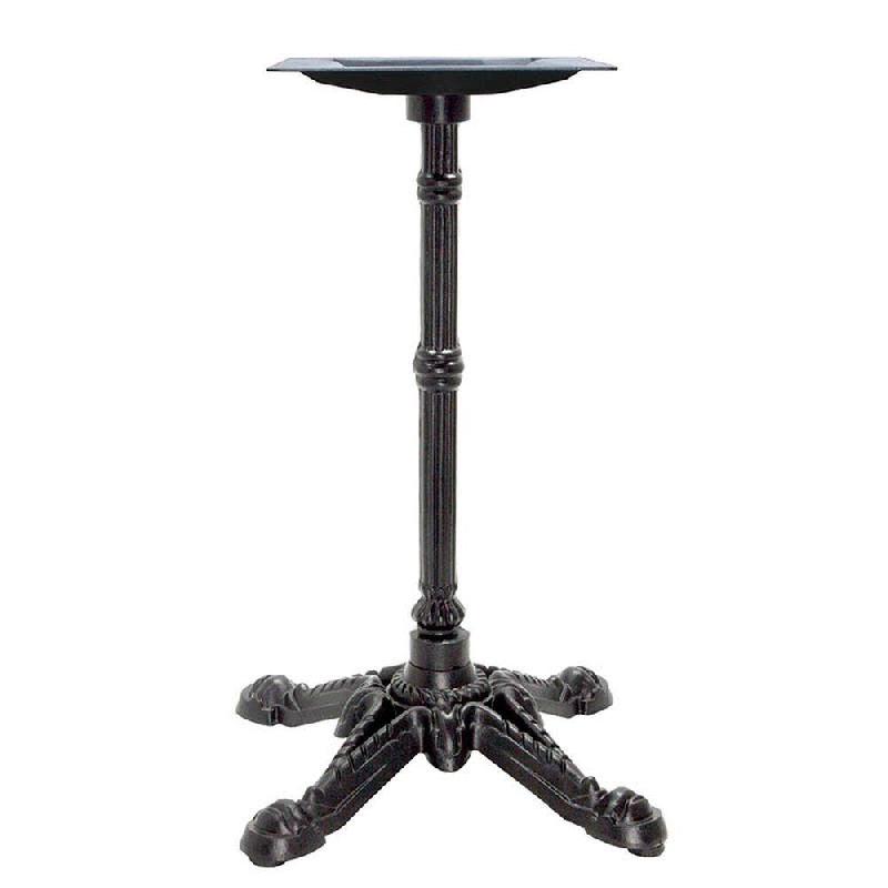 Piètement Bistrot Ht73 en fonte noir pour table intérieure 70x70, Ø70cm maxi_0