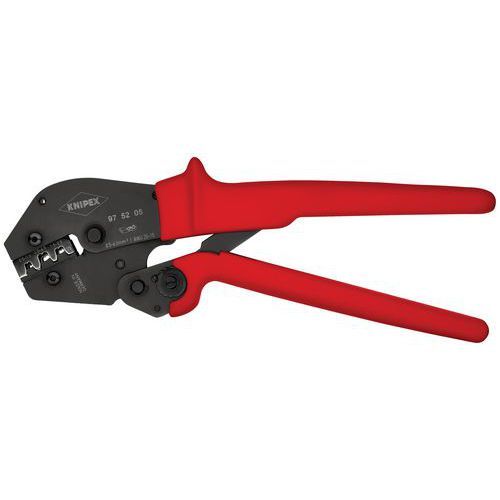 PINCE À SERTIR - PVC - POUR COSSES À FÛT OUVERT DE 05 À 60MM² - KNIPEX