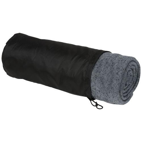 Plaid polaire chiné Pim - 152x127 cm - Polyester 240 g/m² avec pochette pratique_0