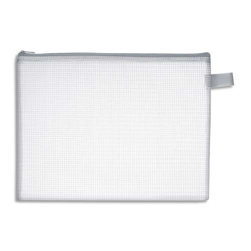 POCHETTE ZIPPEE WONDAY POUR LE COURRIER - EN PVC RENFORCE - SEMI-TRANSPARENTE - 22X29 CM - EP 0,5 CM