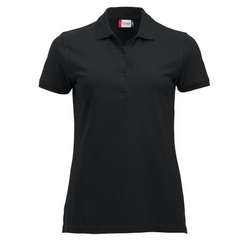 POLO DE TRAVAIL POUR FEMME CLASSIC MARION - MANCHES COURTES - NOIR - XL CLIQUE