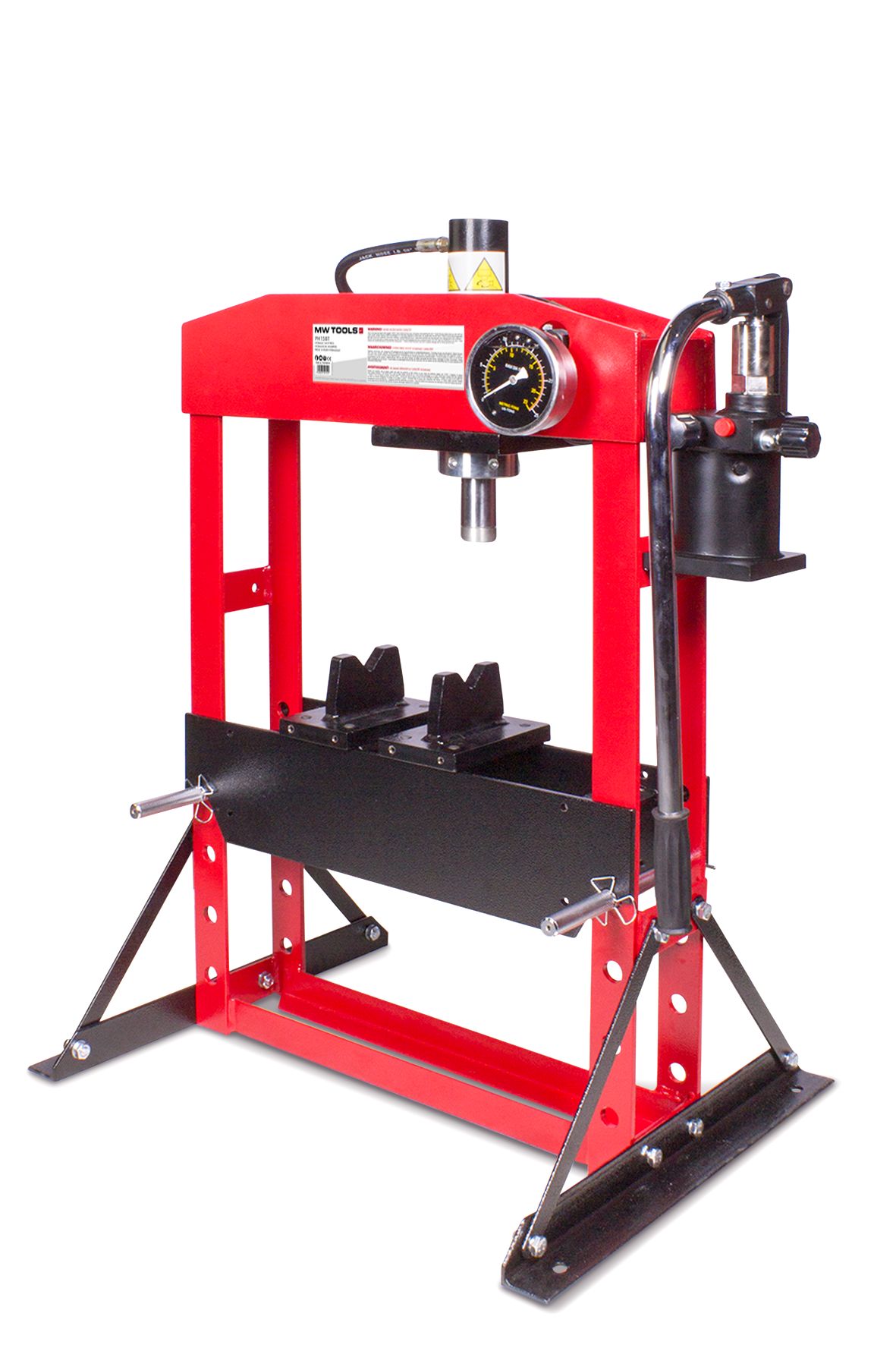 PRESSE HYDRAULIQUE D'ATELIER MANUELLE 15 T MW-TOOLS PH15BT