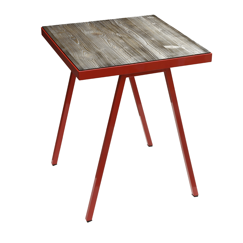 Table de restauration - piètement SCHOOL/L - plateau 60x60 à 160x60 cm_0