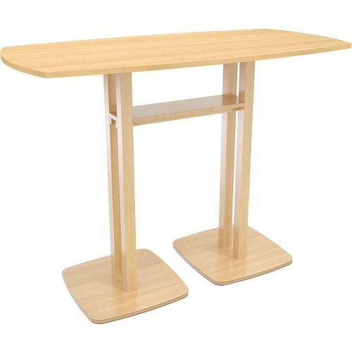 TABLE DE RÉUNION DEBOUT EASYDESK 150X75CM SAPIN HÊTRE - PAPERFLOW