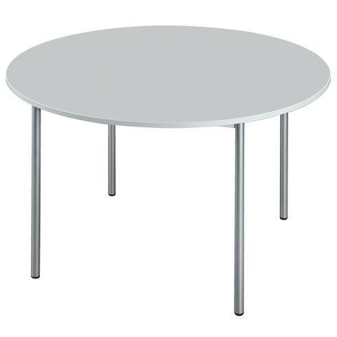 TABLE CAFÉTÉRIA RONDE GRIS KLASS