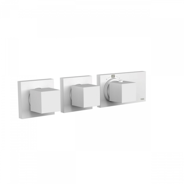 THERMOSTATIQUE À ENCASTRER BLOCK SYSTEM AVEC FERMETURE ET RÉGLAGE DU DÉBIT (3 VO - TRES 20725399BM