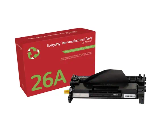Toner remanufacturé Mono Everyday¢ de Xerox compatible avec HP 26A (CF226A), Capacité standard_0