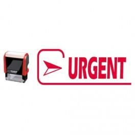 TRODAT X-PRINT URGENT 4912 ROUGE CLIMATIQUEMENT NEUTRE + PICTO ET MESSAGE - ENCRAGE ROUGE