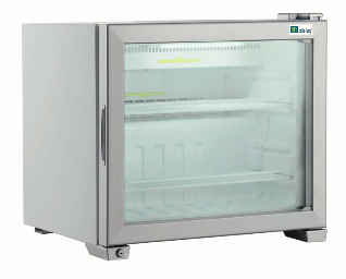Vitrine négative à poser - Porte vitrée double - 49L - Gaz R290 - Température -13°C à -22°C_0