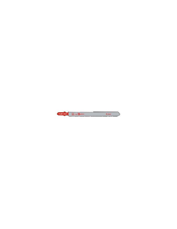 PACK DE 5 LAMES DE SCIE SAUTEUSE TLM11021 POUR MÉTAL 110MM - HANGER - 150208