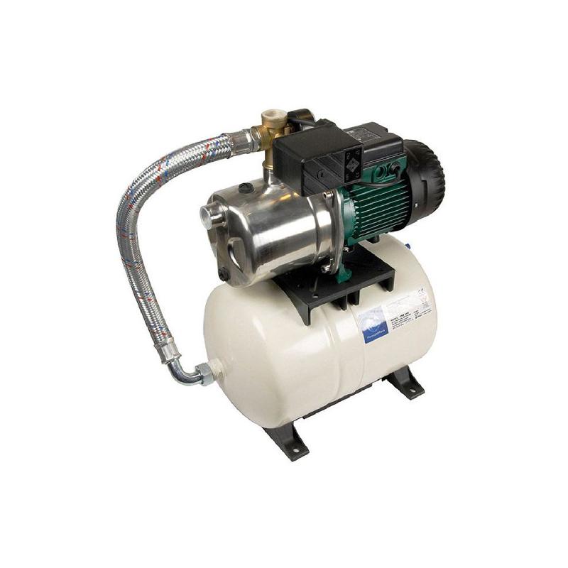 Aquajet 82/20 M - Surpresseur d'eau inox DAB avec réservoir GWS 20L - Débit 3,6 m3/h - Aspiration jusqu'à 8m_0