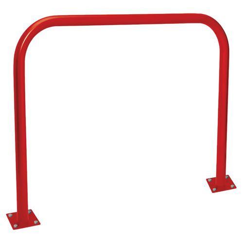 ARCEAU DE PROTECTION SIMPLE 1.50 M PLATINES- ZINC ROUGE 3020 - PROCITY