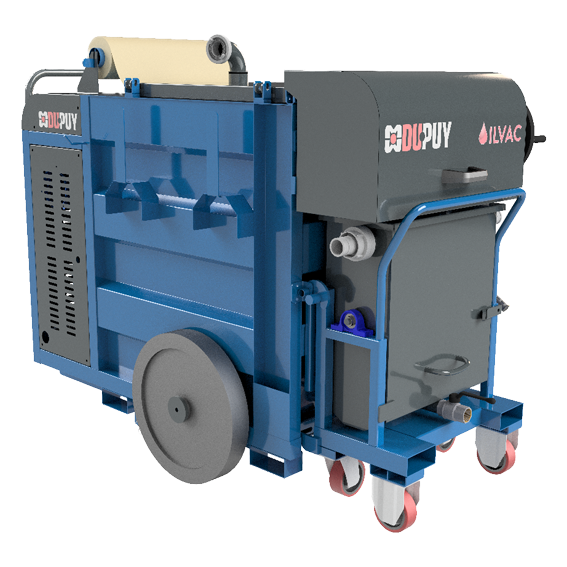 Aspirateurs huile et copeaux DUPUY OILVAC 500 - nettoyeur de carter pour les boues - 500L liquide, 75L solide - disponible en location et en vente_0