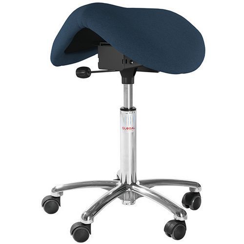 SIÈGE DALTON EASY SEAT - TISSU CURA - BAS - BLEU - GLOBAL PROFESSIONAL SEATING