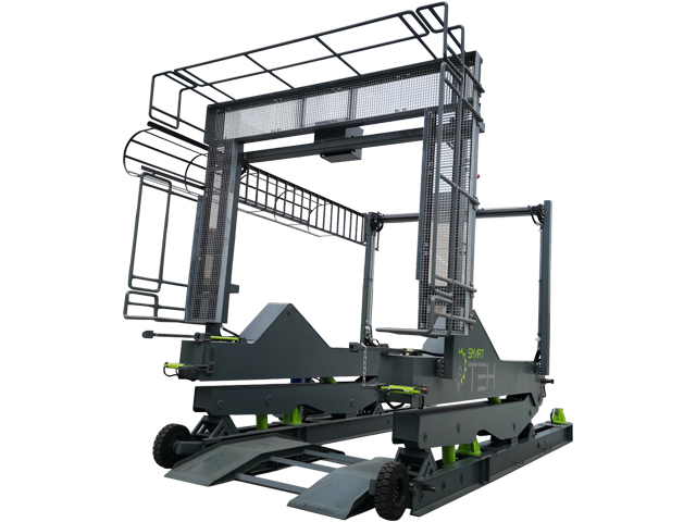 Basculeur hydraulique de conteneur 20 pieds pour le chargement de matériaux en vrac - 5 cycles /h - TILTER_0