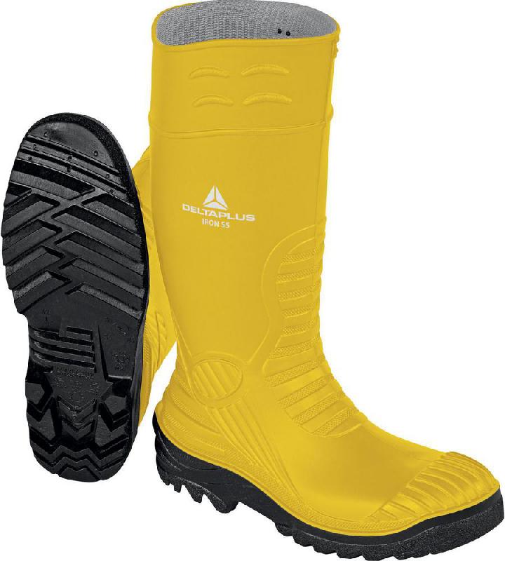 BOTTE PVC IRON S5 JAUNE 40 - IRONS5JA40 - MANUTAN COLLECTIVITÉS