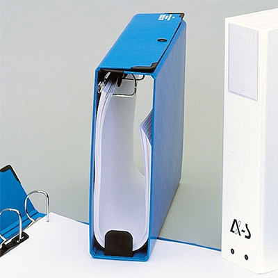 CLASSEUR ARIANEX AS 3 POUR FORMAT A3 REPLIE - 4 ANNEAUX EN D - BLEU