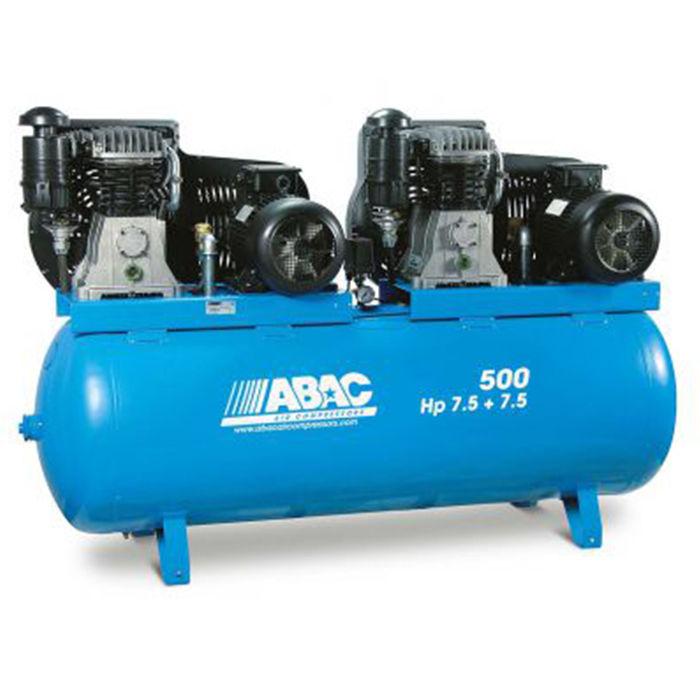 Compresseur à piston ABAC - 500L - 11572789 - Marche lente - 7.5 + 7.5 CV - 11 bar_0