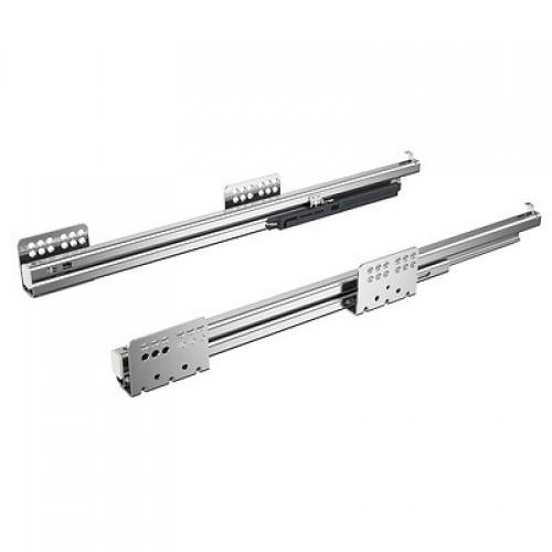 COULISSES QUADRO COMPACT À AMORTISSEUR - LONGUEUR 470 MM - CHARGE 40 KG HETTICH