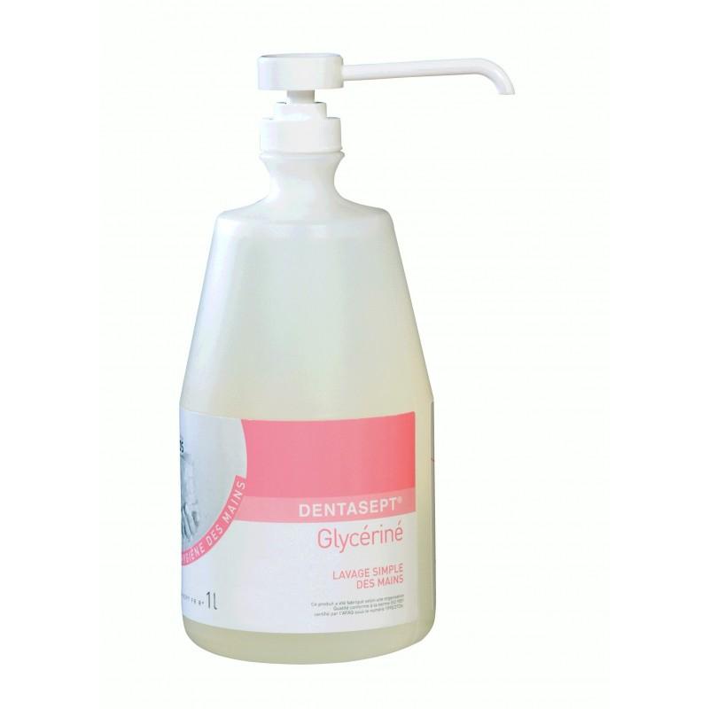 Dentasept glycériné - savon doux pour mains - flacon 1L avec pompe doseuse - Anios - 300052042_0