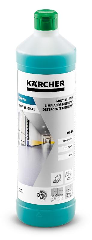 Détergent multisurface FloorPro RM 756 - Kärcher - 1L - Séchage rapide et nettoyage sans traces_0