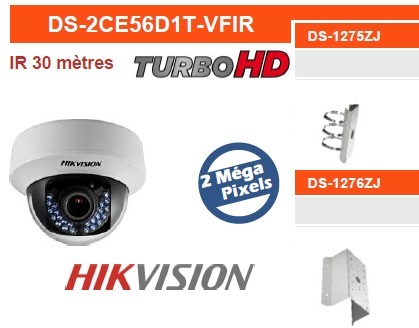Dômes de surveillance turbo-hd ds-2ce56d1t-vfir hikvision_0