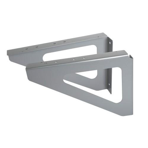 EQUERRES DE FIXATION MURALE - POUR BOÎTES AUX LETTRES RENZ - GRIS RENZ