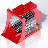 Godet cribleur BAV-RS3 - Diamètre tambour 700mm - Pour pelles de 3 à 6 tonnes_0