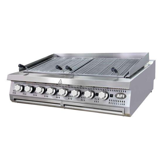 Grillade gaz - gamme 900 - larg 1200 mm (CG9PG120) AFI collin-lucy_0