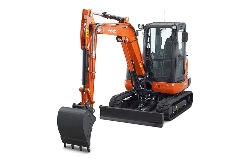 Mini-pelle Kubota KX042-4 - Performance et respect de l'environnement avec FAP et mode ÉCO Plus_0