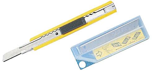 LAME POUR CUTTERS DE BUREAU OLFA SPC-1 ET A-1 9 MM - ETUI DE 10