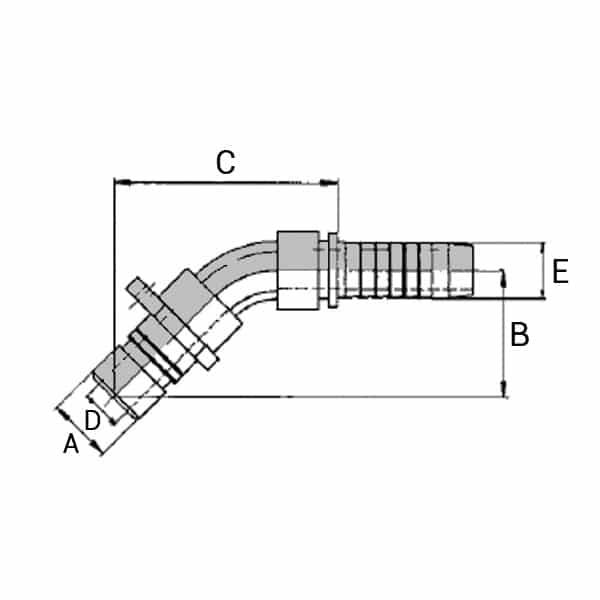 Mâle 45° - 16 , 64 , 22 , 33 , 1/2' (13.6)_0