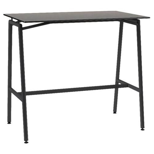 MANGE-DEBOUT ELLA 120X80CM COMPACT DL GRIS PERLE NOIR - MOBIDECOR
