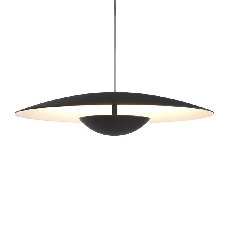 MARSET GINGER LED SUSPENSION, TRIAC Ø42CM NOIR/BLANC
