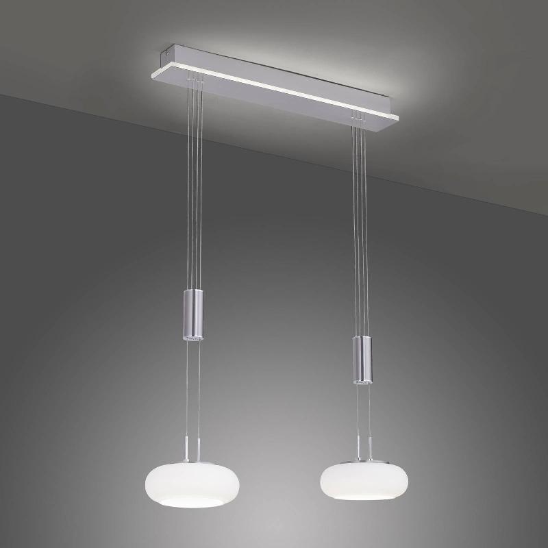 Q-SMART-HOME PAUL NEUHAUS Q-ETIENNE SUSPENSION LED 2 LAMPES