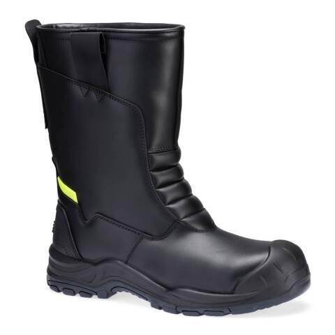 PORTWEST FD07 BOTTE FOURRÉE CUIR S3L SC HRO CI SR NOIR - TAILLE 38